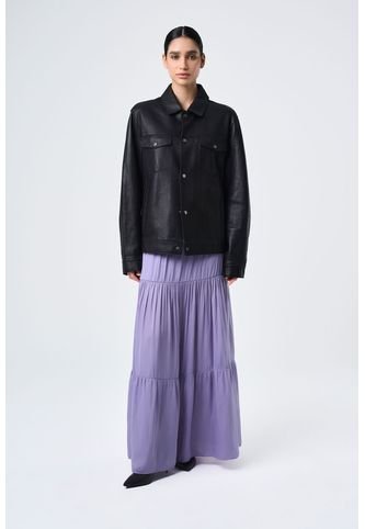 Maxi Falda Adana Para Mujer Capas Y Recogidos Maxi Falda Adana Para Mujer Capas Y Recogidos Lila 06 Vélez Vélez
