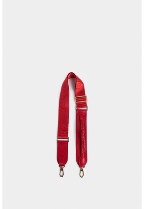 Cargadera Lirio De Cuero Para Mujer Detalle Tejido Cargadera Lirio De Cuero Para Mujer Detalle Tejido Rojo VÉLEZ