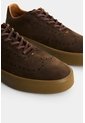 Zapatos De Cordón De Cuero Gamuzado Para Hombre Ocean Zapatos De Cordón De Cuero Gamuzado Para Hombre Ocean Cafe 38 VÉLEZ de Vélez