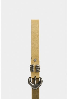 Cinturón Unifaz De Cuero Para Mujer Tika Cinturón Unifaz De Cuero Para Mujer Tika Verde Oliva L VÉLEZ