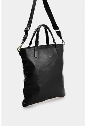 Shopping De Cuero Para Mujer Nómada Shopping De Cuero Para Mujer Nómada Negro VÉLEZ