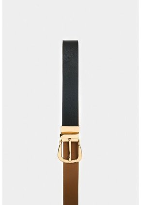 Cinturón Doble Faz De Cuero Liso Para Mujer Lascar Cinturón Doble Faz De Cuero Liso Para Mujer Lascar Negro XL VÉLEZ