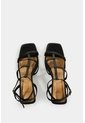 Sandalia Tacón De Cuero Para Mujer Moon Sandalia Tacón De Cuero Para Mujer Moon Negro 40 VÉLEZ de Vélez