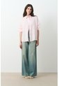 Camisa Peonia Para Mujer Manga Murciélago Camisa Peonia Para Mujer Manga Murciélago Rosado L VÉLEZ de Vélez