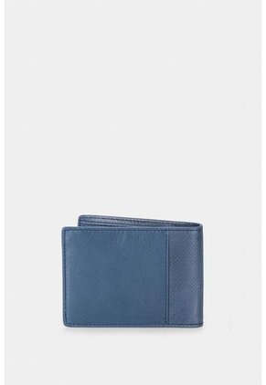 Billetera Draco De Cuero Para Hombre Mezcla De Texturas Billetera Draco De Cuero Para Hombre Mezcla De Texturas Azul Oscuro VÉLEZ