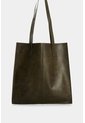 Tote Bag De Cuero Grabado Croco Esencial Tote Bag De Cuero Grabado Croco Esencial Verde VÉLEZ de Vélez