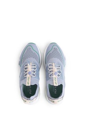 Tenis Fly Up Freedom De Textil Y Cuero Para Mujer Detalles Neón Tenis Fly Up Freedom De Textil Y Cuero Para Mujer Detalles Neón Azul Claro 35 Vélez