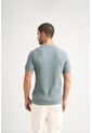 Polo Hori Tejida Para Hombre Base Texturizada Polo Hori Tejida Para Hombre Base Texturizada Agua Marina L Vélez de Vélez