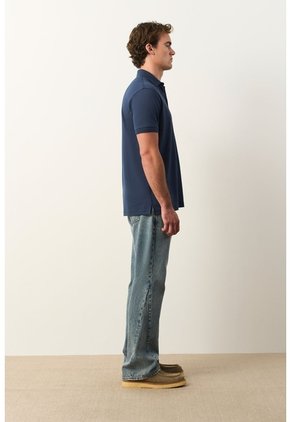 Polo Lucca Manga Corta Para Hombre Texturizada Polo Lucca Manga Corta Para Hombre Texturizada Azul Oscuro XXL VÉLEZ