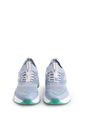 Tenis Fly Up Freedom De Textil Y Cuero Para Mujer Detalles Neón Tenis Fly Up Freedom De Textil Y Cuero Para Mujer Detalles Neón Azul Claro 35 Vélez