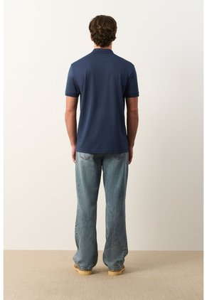 Polo Lucca Manga Corta Para Hombre Texturizada Polo Lucca Manga Corta Para Hombre Texturizada Azul Oscuro XXL VÉLEZ