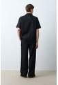 Camisa Manga Corta En Lino Para Hombre Málaga Camisa Manga Corta En Lino Para Hombre Málaga Negro M VÉLEZ de Vélez