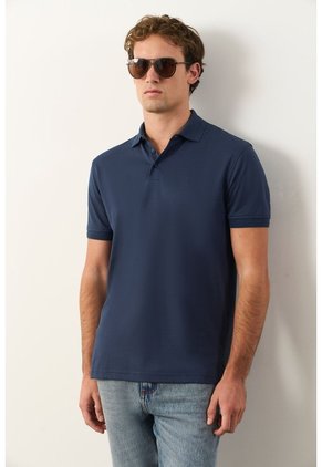 Polo Lucca Manga Corta Para Hombre Texturizada Polo Lucca Manga Corta Para Hombre Texturizada Azul Oscuro XXL VÉLEZ