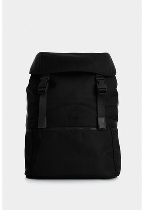 Tula Morral En Lona Y Cuero Para Hombre Tessa Tula Morral En Lona Y Cuero Para Hombre Tessa Negro VÉLEZ