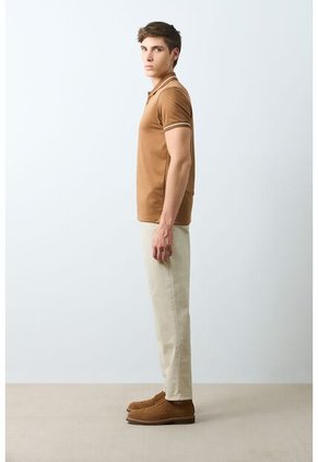 Polo Manga Corta Para Hombre Luzia Polo Manga Corta Para Hombre Luzia Cafe XS VÉLEZ