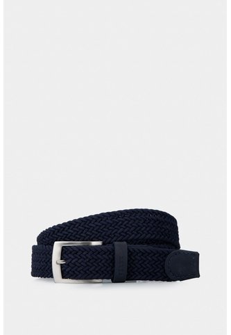 Cinturón Unifaz Cordón Por Cuero Para Hombre Trenza Cinturón Unifaz Cordón Por Cuero Para Hombre Trenza Azul Oscuro 38 VÉLEZ Vélez