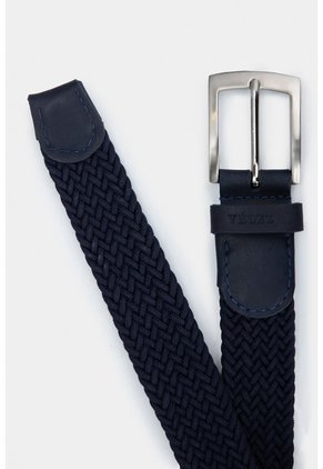 Cinturón Unifaz Cordón Por Cuero Para Hombre Trenza Cinturón Unifaz Cordón Por Cuero Para Hombre Trenza Azul Oscuro 38 VÉLEZ