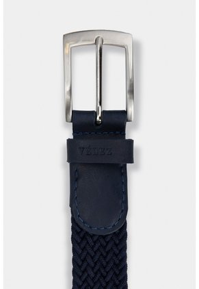Cinturón Unifaz Cordón Por Cuero Para Hombre Trenza Cinturón Unifaz Cordón Por Cuero Para Hombre Trenza Azul Oscuro 38 VÉLEZ