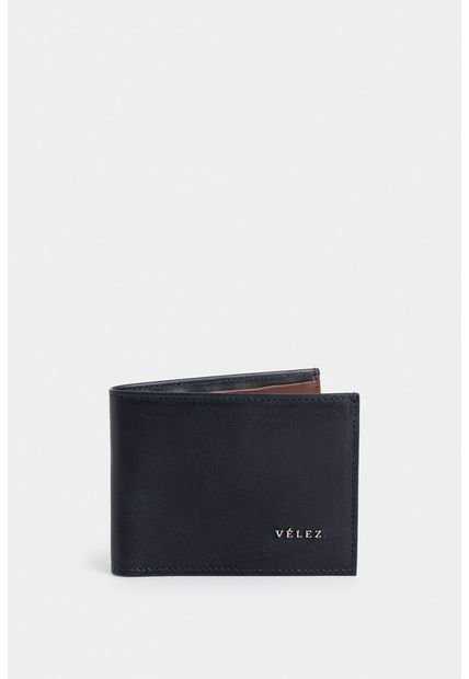 Billetera Ontario 3.0 De Cuero Para Hombre Detalle Contraste Billetera Ontario 3.0 De Cuero Para Hombre Detalle Contraste Azul Oscuro Vélez
