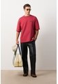 Camiseta Relaxed Fit Para Hombre Camiseta Relaxed Fit Para Hombre Rojo L VÉLEZ de Vélez