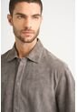 Camisa Manga Corta Orión De Cuero Gamuzado Para Hombre Semi Fitted Camisa Manga Corta Orión De Cuero Gamuzado Para Hombre Semi Fitted Gris XL VÉLEZ de Vélez