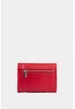 Billetera Taupe De Cuero Para Mujer Con Monedero Billetera Taupe De Cuero Para Mujer Con Monedero Rojo VÉLEZ de Vélez