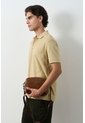 Polo Para Hombre Semi Fit Detalle Jacquard Polo Para Hombre Semi Fit Detalle Jacquard Kaky M VÉLEZ de Vélez