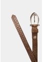 Cinturón Unifaz Adya De Cuero Para Mujer Grabado Placa Serpiente Miel Cinturón Unifaz Adya De Cuero Para Mujer Grabado Placa Serpiente Miel M VÉLEZ de Vélez