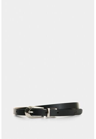 Cinturón Doble Faz De Cuero Para Mujer Krill Cinturón Doble Faz De Cuero Para Mujer Krill Negro M VÉLEZ Vélez