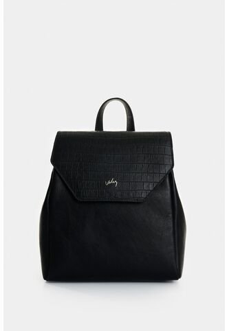 Morral Rosario De Cuero Para Mujer Corte Hexagonal Morral Rosario De Cuero Para Mujer Corte Hexagonal Negro VÉLEZ Vélez