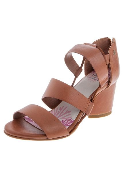 Sandalia Tacón Miel Velez