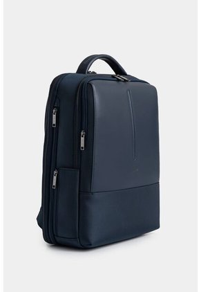 Tula Morral Oasis De Lona Para Hombre Detalle Acento De Color Tula Morral Oasis De Lona Para Hombre Detalle Acento De Color Azul Oscuro VÉLEZ