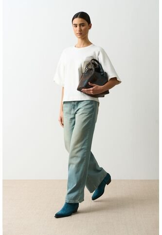 Camiseta Manga Ranglan Para Mujer Nacarina Camiseta Manga Ranglan Para Mujer Nacarina Crema S VÉLEZ Vélez