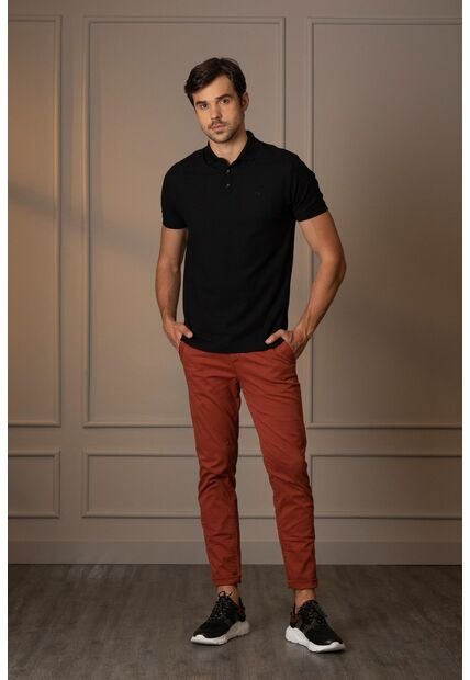 Pantalón Chino Fiore Semifit Para Hombre Bota Semi Ajustada Terracota Pantalón Chino Semifit Para Hombre Bota Semi Ajustada Terracota 36 Vélez