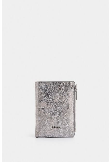 Billetera Olivia De Cuero Folia Para Mujer Con Monedero Billetera Olivia De Cuero Folia Para Mujer Con Monedero Plata Vélez