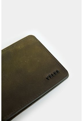 Billetera De Cuero Para Hombre Tessa Billetera De Cuero Para Hombre Tessa Verde Oliva VÉLEZ