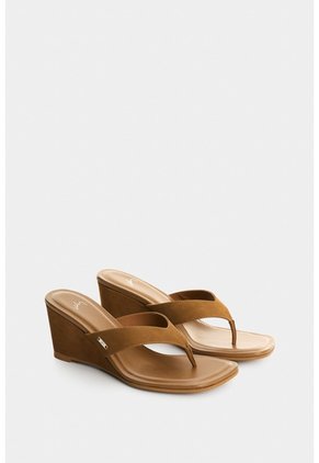 Sandalia Plataforma En Cuero Para Mujer Cienaga Sandalia Plataforma En Cuero Para Mujer Cienaga Miel 38 VÉLEZ