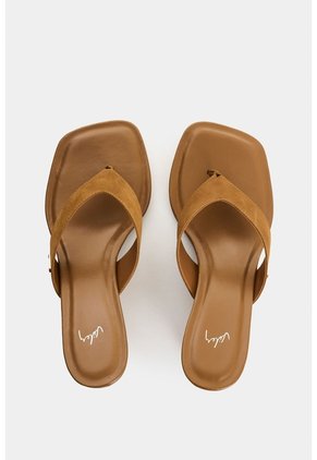 Sandalia Plataforma En Cuero Para Mujer Cienaga Sandalia Plataforma En Cuero Para Mujer Cienaga Miel 38 VÉLEZ