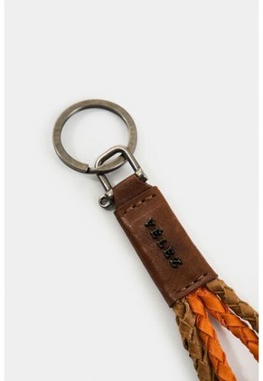 Llavero Barceló De Cuero Para Hombre Tiras Trenzadas Llavero Barceló De Cuero Para Hombre Tiras Trenzadas Naranja VÉLEZ