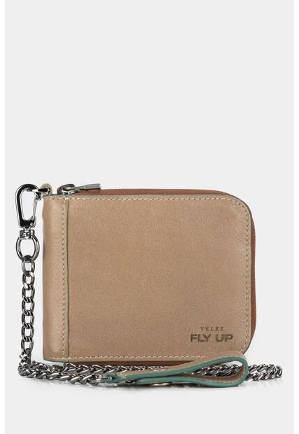 Billetera Lebrunt De Cuero Para Hombre Cadena Y Mosquetón Removibles Billetera Lebrunt De Cuero Para Hombre Cadena Y Mosquetón Removibles Arena Vélez