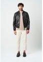 Chaqueta Clásica Doble Faz De Cuero Para Hombre Luminia Chaqueta Clásica Doble Faz De Cuero Para Hombre Luminia Cafe XL VÉLEZ de Vélez