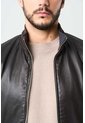 Chaqueta Clásica Doble Faz De Cuero Para Hombre Luminia Chaqueta Clásica Doble Faz De Cuero Para Hombre Luminia Cafe XL VÉLEZ de Vélez
