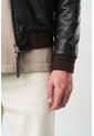 Chaqueta Clásica Doble Faz De Cuero Para Hombre Luminia Chaqueta Clásica Doble Faz De Cuero Para Hombre Luminia Cafe XL VÉLEZ de Vélez
