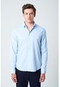 Camisa En Popelina Para Hombre Semifitted Camisa En Popelina Para Hombre Semifitted Azul Claro S VÉLEZ de Vélez