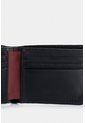 Billetera De Cuero Leather Contrastes Negro Billetera De Cuero Leather Contrastes Negro VÉLEZ de Vélez