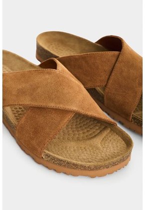 Sandalia De Cuero Carnaza Para Hombre Duna Sandalia De Cuero Carnaza Para Hombre Duna Miel 41 VÉLEZ