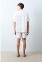 Camisa Manga Corta En Lino Para Hombre Málaga Camisa Manga Corta En Lino Para Hombre Málaga Blanco S VÉLEZ de Vélez