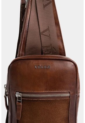 Manos Libres Mikeno 3 De Cuero Para Hombre Acabado Envejecido Manos Libres Mikeno 3 De Cuero Para Hombre Acabado Envejecido Miel VÉLEZ