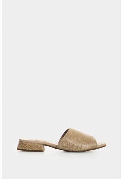 Sandalia Plana De Cuero Gamuzado Y Folia Para Mujer Coralia Sandalia Plana De Cuero Gamuzado Y Folia Para Mujer Coralia Arena 36 VÉLEZ