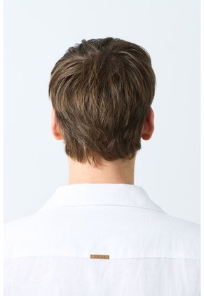 Camisa Manga Corta En Lino Para Hombre Málaga Camisa Manga Corta En Lino Para Hombre Málaga Blanco S VÉLEZ